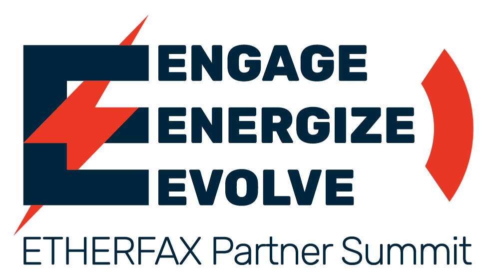 ETHERFAX Partner Summit 2025 Logo Engage. Energize. Evolve.