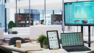 Analytics on software in the office