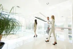 Heading to Meeting