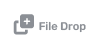 File Drip Icon and text