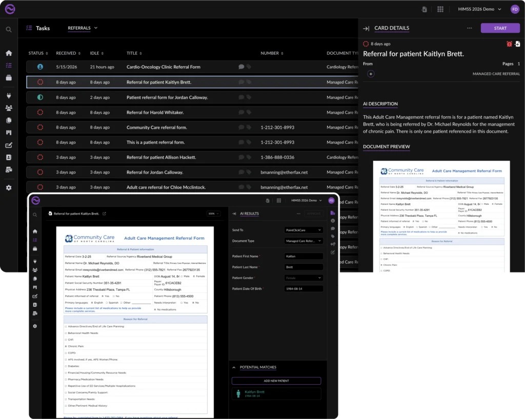 ETHERFAX Flow App Screenshot of Hero